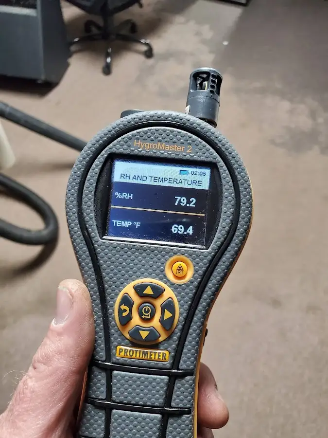 Moisture meter humidity assessment for Mold Remediation & Removal in Dulles Town Center